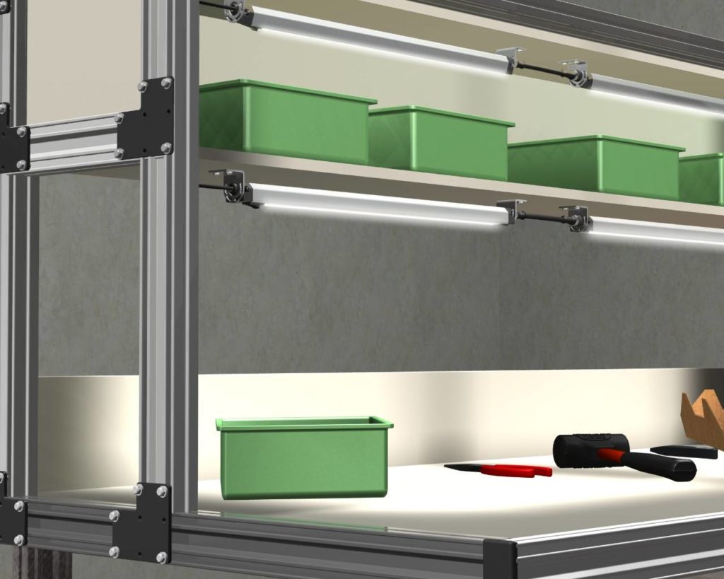banner Assembly and Workstation Lights